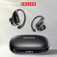 ERAZER XT80 Sports Wireless Headphones with Mics, Button Control, LED Power Display,Hifi Stereo Sound