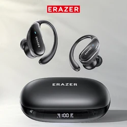 ERAZER XT80 Sports Wireless Headphones with Mics, Button Control, LED Power Display,Hifi Stereo Sound