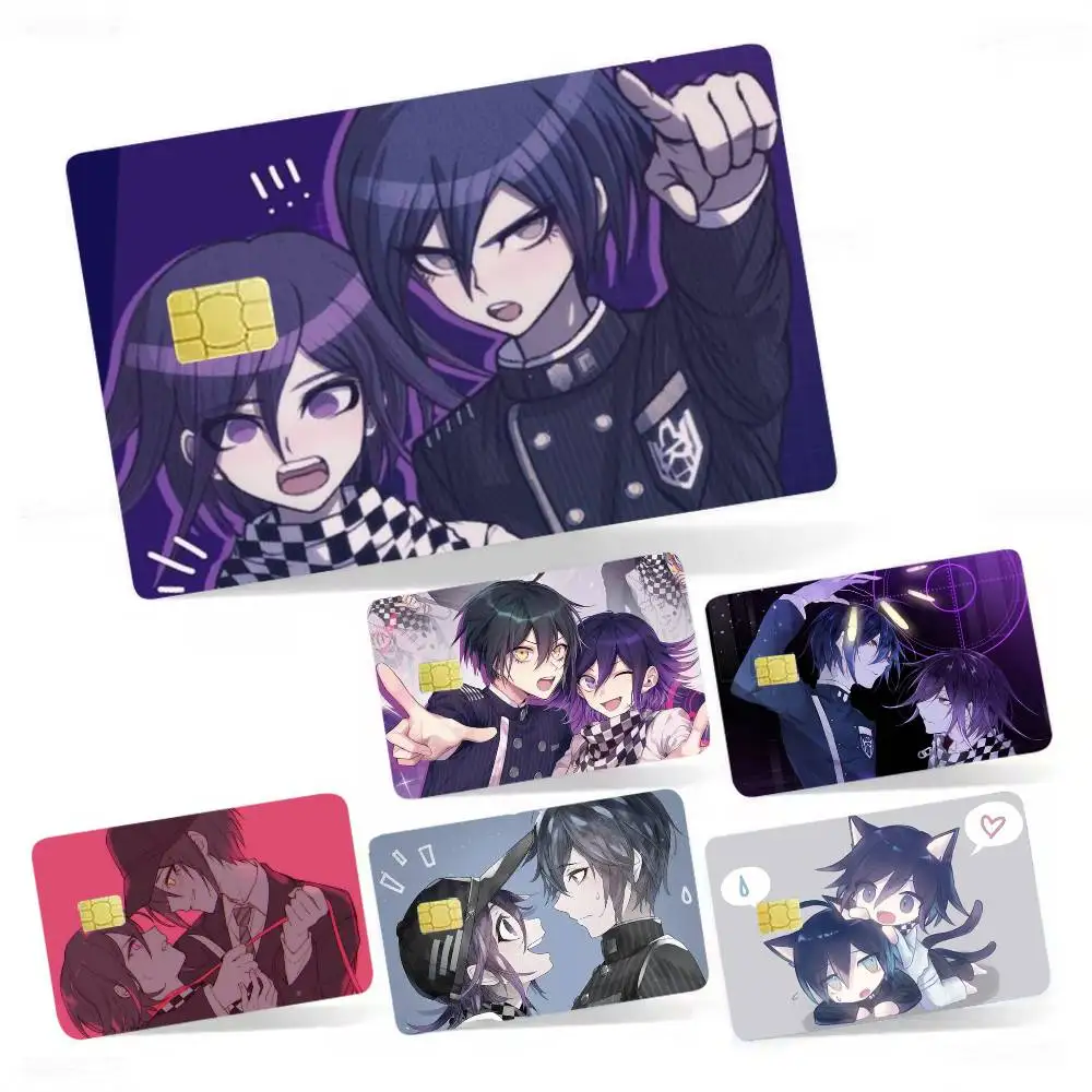 

K-Kokichi Ouma Shuichi Saihara D-Danganronpa V3 4pcs 1Set Film Skin for Debit Credit Bank Visa Card Decal Cover