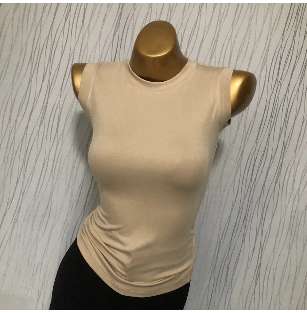 Slim Fit Modal Vest 2024 Summer Fashion Sleeveless Elastic Body Shaping Top Weight Loss Visible Modest Length Regular Fiber