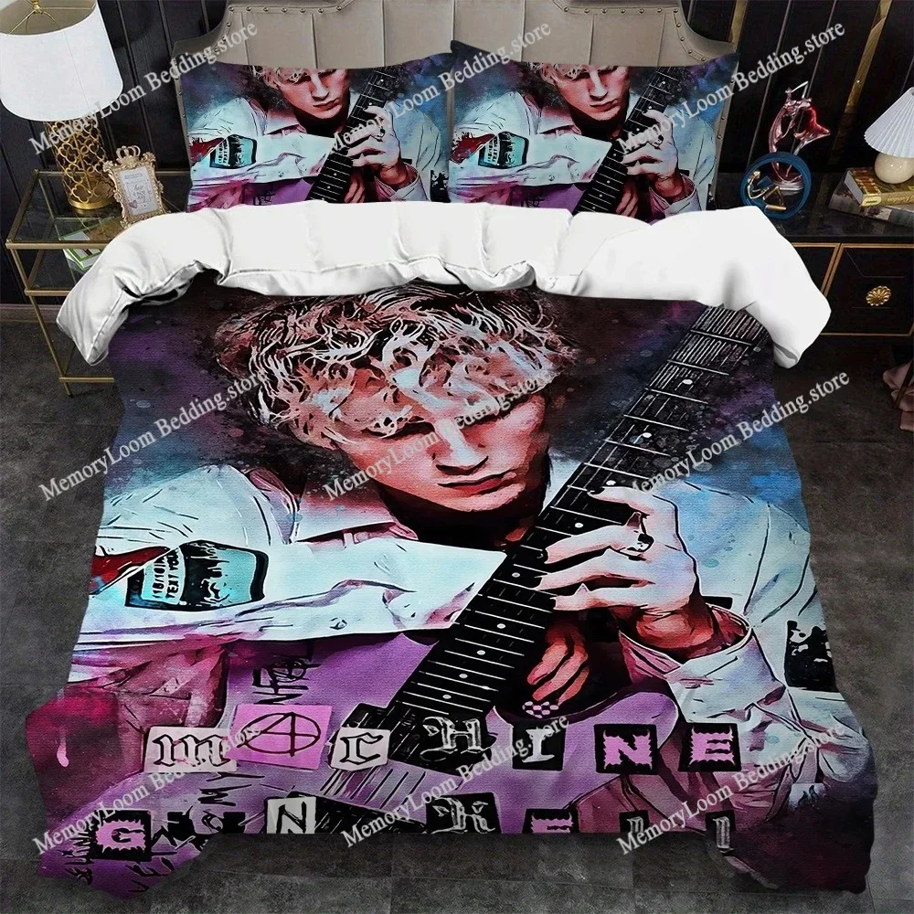 

Singer M-Machine Gun K-Kelly Duvet Cover Set Home Style Bedding Soft Laundry Cotton Bed Student Dormitory Gift Home Textile963