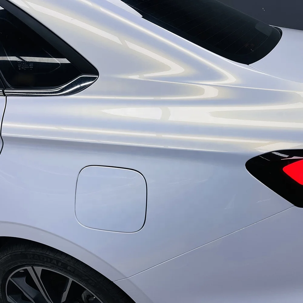 WRAPMASTER 1.52*15m Abrasion-resistant Water-resistant Gold White Pearlescent TPU PPF Car Paint Protection Film view 2