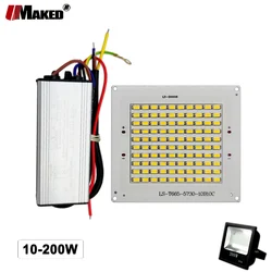 1Set Full Watt LED PCB+Driver Kits 10W 20W 30W 50W 100W 150W 200W High Power COB SMD 5730 Chips For Floodlight Spotlight Rplace