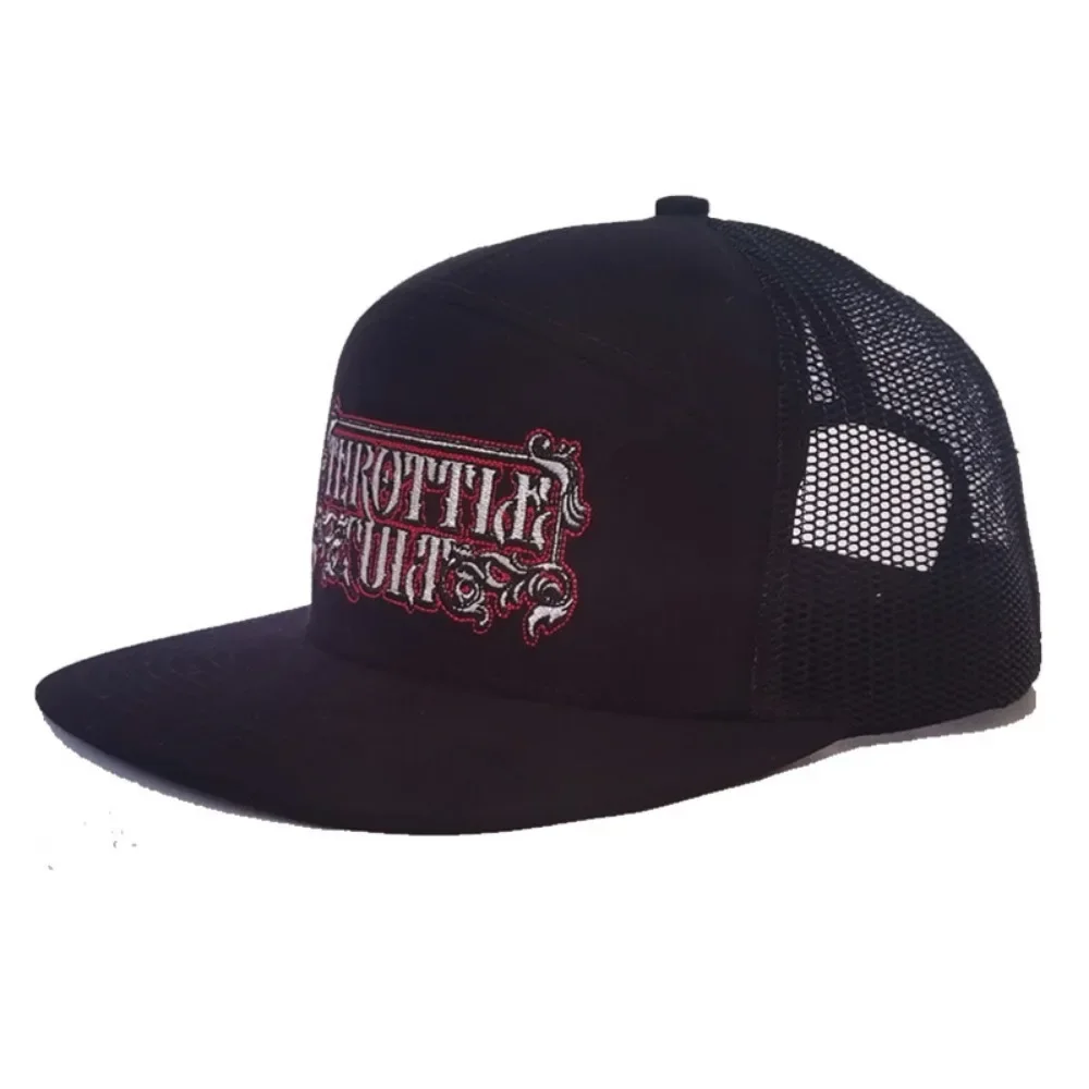 

Embroidery Logo 5 Panel Mesh Hat for Men and Women Richardson Cap Baseball Cap DIY Design Print Leisure Breathable Hats