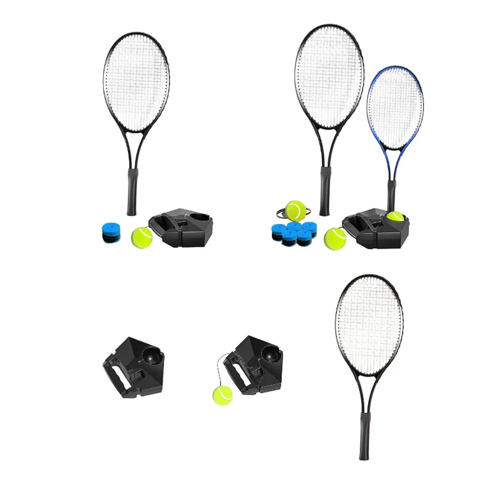 Kit de rebond de balle de tennis pour débutants, entraînement de tennis