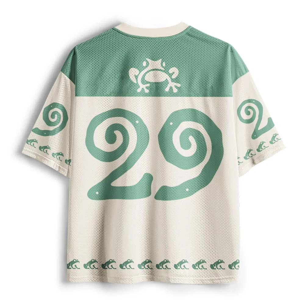 2026 new unisex mesh T-shirt V-neck lightweight breathable polyester mesh retro nostalgic printed casual sportswear