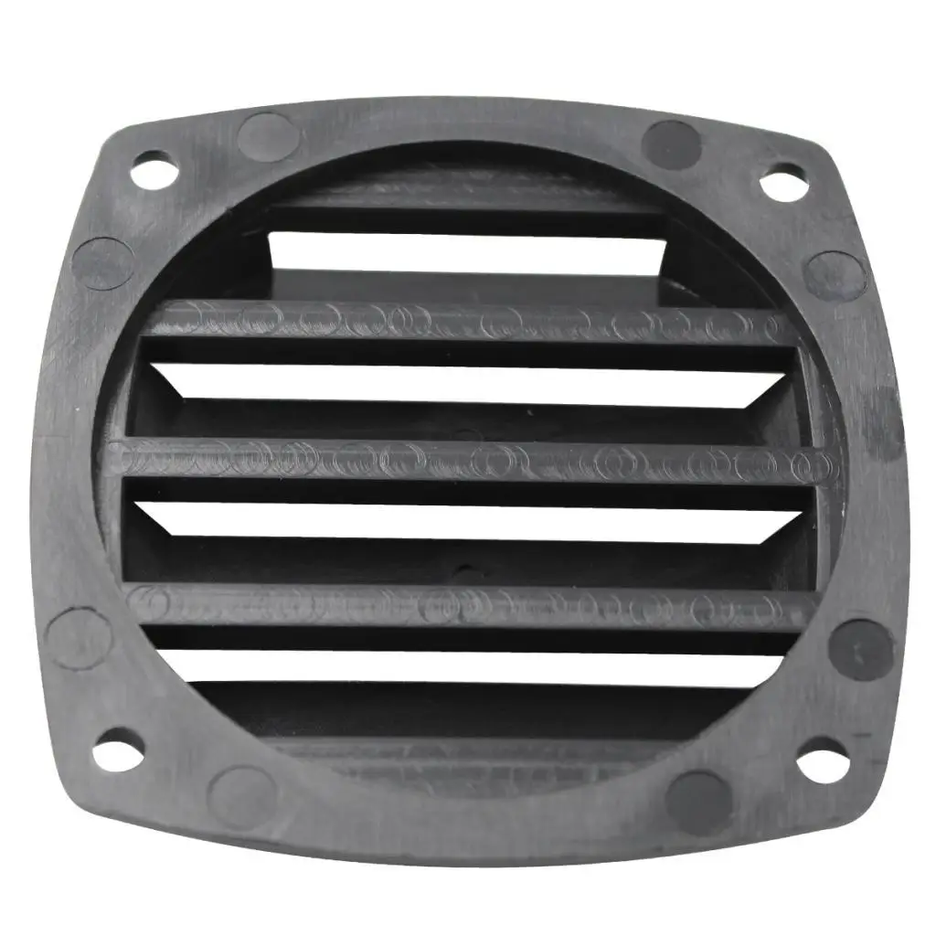 3 Inch Louvered Vents Style Boat Marine Hull Air Vent Grill Cover - Black high quality plastic weather resistance