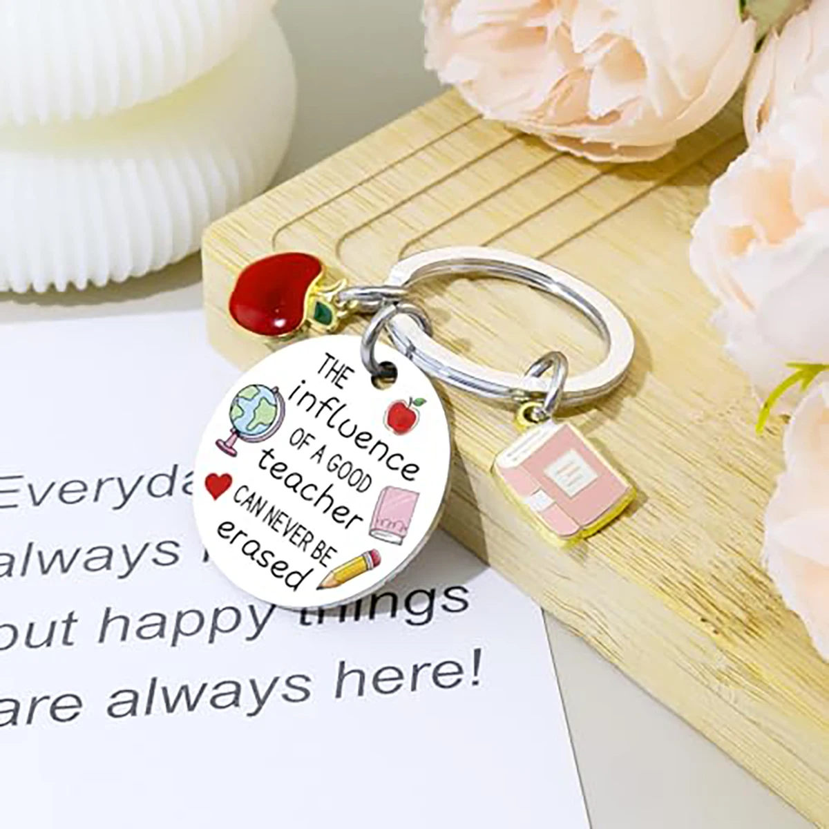 سلسلة مفاتيح تقدير المعلم، هدية ملهمة للمعلمين، عيد الميلاد للتخرج التقاعدي