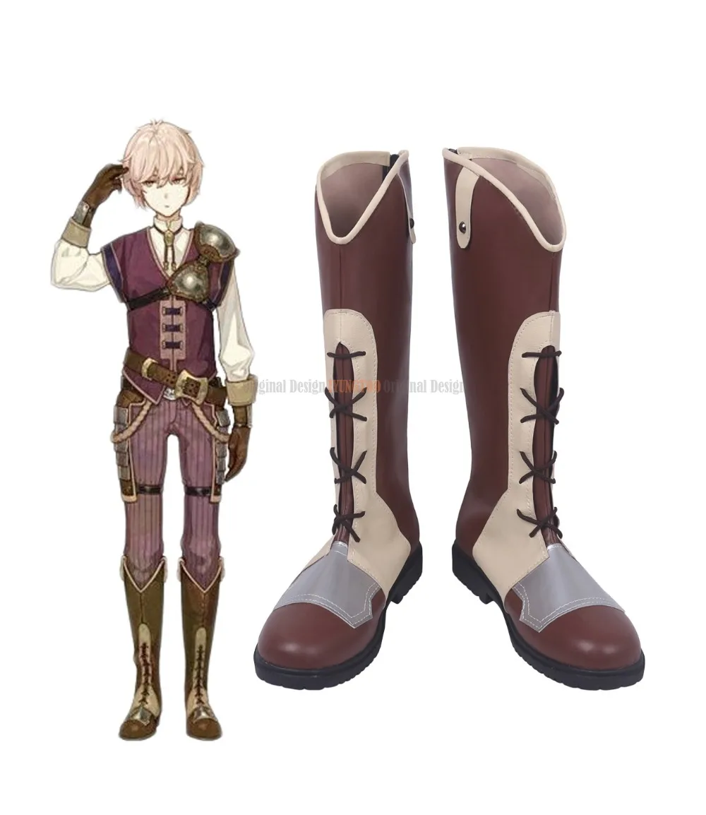 

Kliff Cosplay Fire Emblem Echoes: Shadows of Valentia Kliff Cosplay Boots Shoes Custom Made Unisex Cosplay Accessories