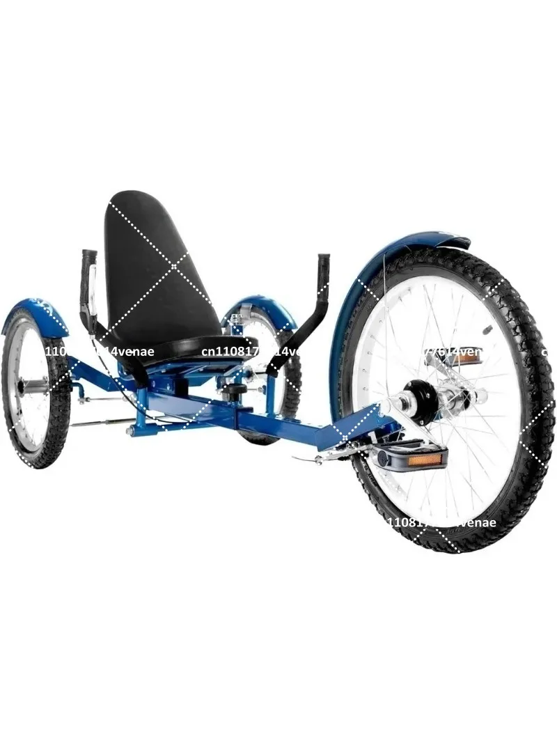 Adult 3-Wheel Tricycle for Men Women Beach Cruiser Trike Pedal Bike