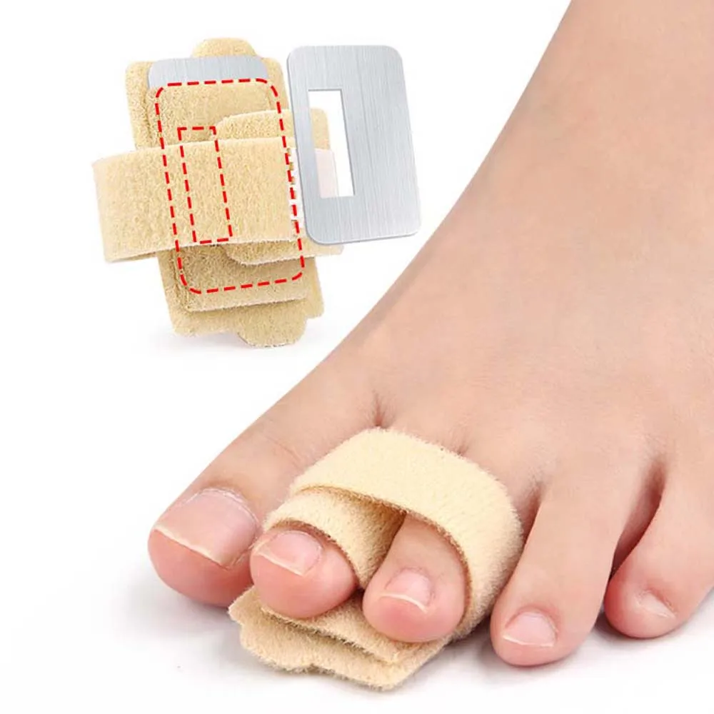 Straightening Toe Splint Support Joint Stabilizer Toe Joint Support Toe Fix Strap Protector Dislocation Fracture Aluminium Alloy