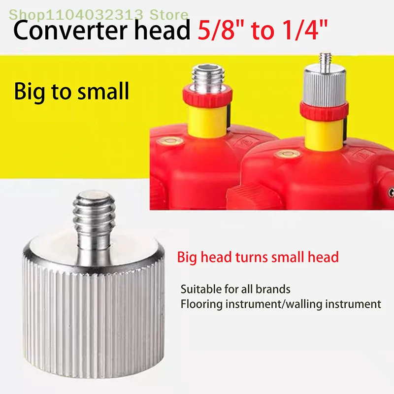 Tripod Adapter Conversion Connector Laser Leveller 5/8in to 1/4in Bracket Accessory - Leveller Tripod Adapter