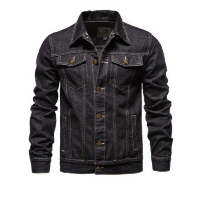 

European and American Autumn Winter New Men's Plus Size Fashion Casual Cardigan Coat Trendy