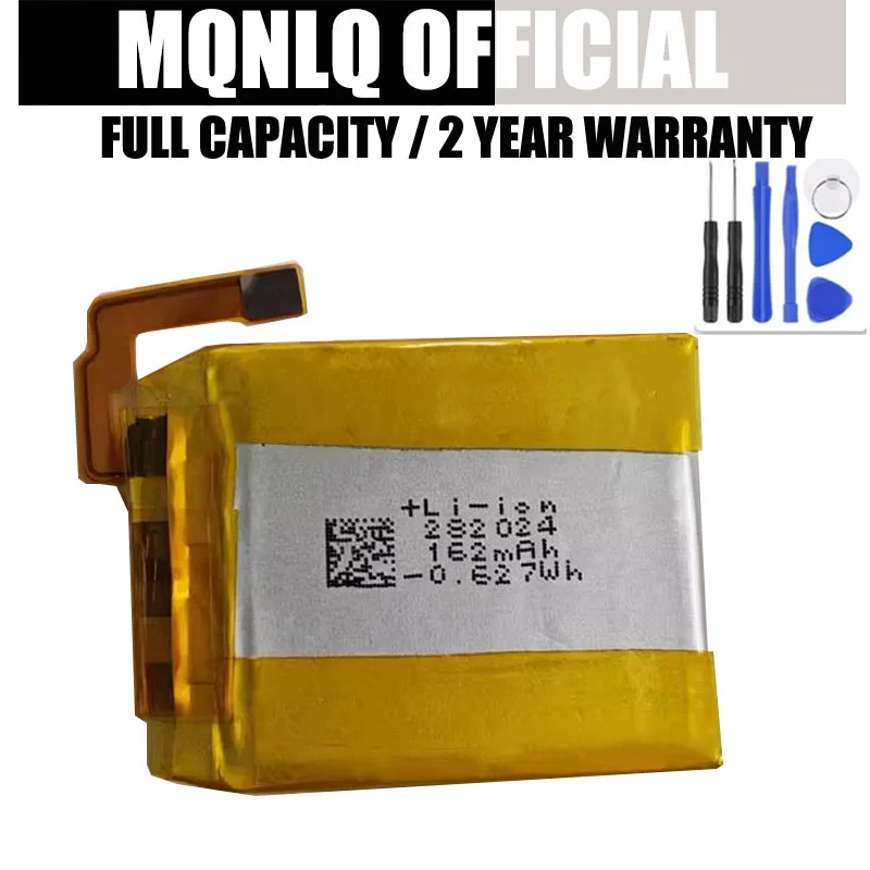 

Оригинальная сменная батарея 162 мАч SP282024 282024 для Fitbit Versa 4 Versa4, Sense 2 II Sport Smart Watch + бесплатные инструменты