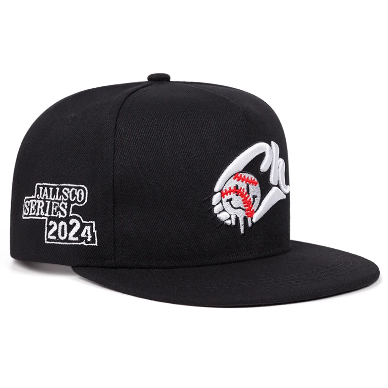 2025 الإبداعية موضة جديدة حافة مسطحة قبعة CH تنس التطريز الشارع الهيب هوب التزلج قبعة الترفيه اليومي ظلة قبعة بيسبول #3