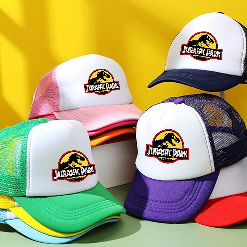 Jurassics World Baseball Cap Women Men Summer Outdoor Fashion Sun Hats Dinosaur Pattern Print Hat Unisex Funny Caps Party Gifts