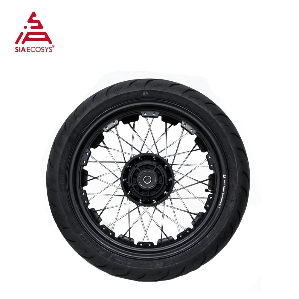 Kaisheng 17inch Rear Aluminum Wheel Rim Assembly for Electric Motorcycle