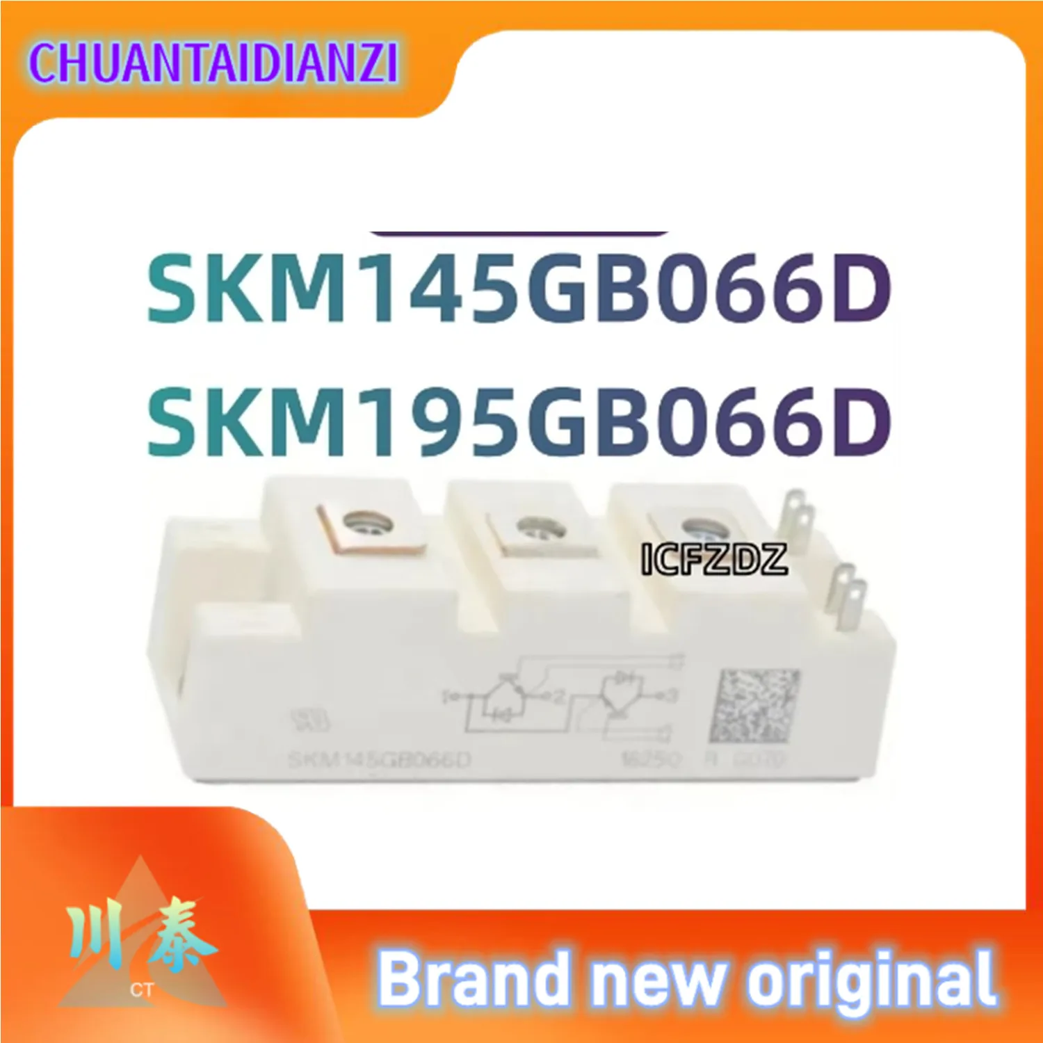 100% New original SKM145GB066D SKM195GB066D IGBT Module Integrated Circuits