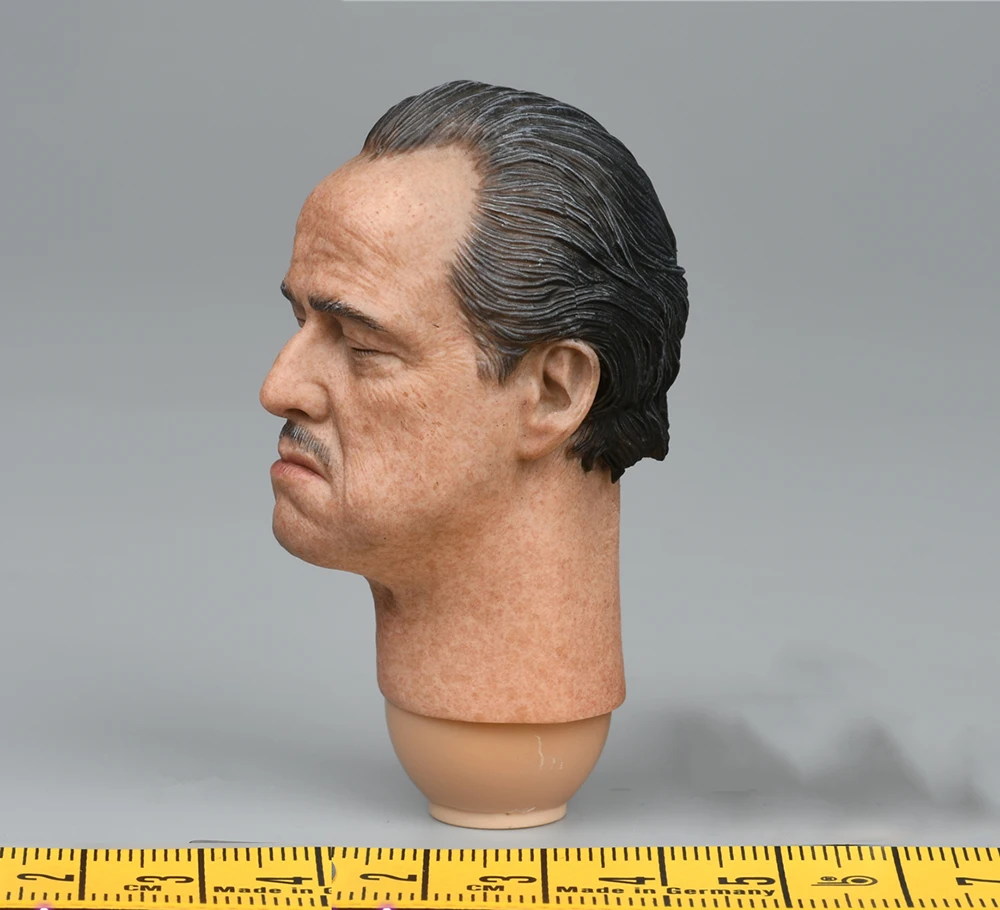 1/6 DAMTOYS DAM DMS033 The Godfather (1972) Vito Corleone Golden Years Version Normal Resting Closed Eye Exquisite Head Sculpt