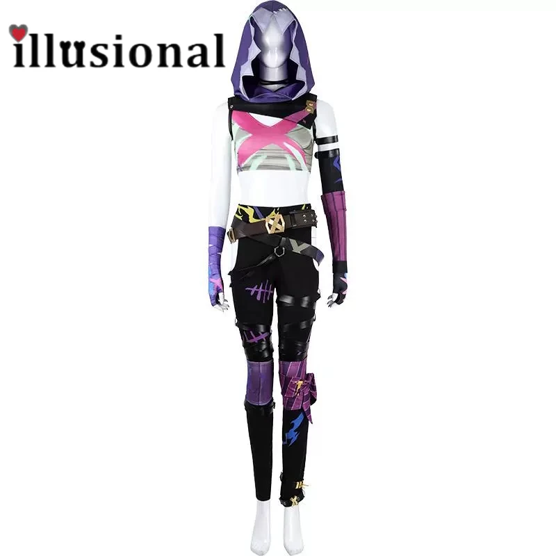 illusional Arcane2 Prodigy Jinx Cosplay Costume new skin