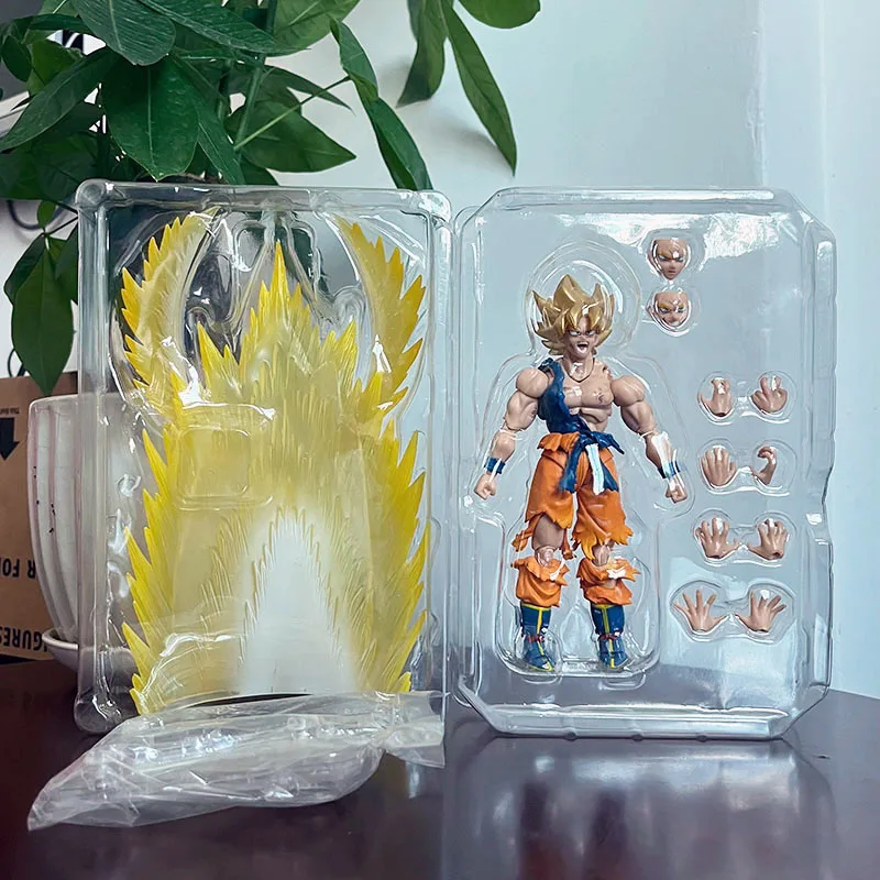 Dragon Ball Z Son Goku Figure SHF S.H.Figuarts Goku War Damage Super Saiya Anime Action Figures Model Toys Birthday Gifts