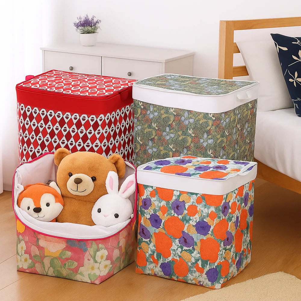 

Large Capacity Quilt Clothes Storage Bag Moisture-proof Dustproof Luggage Packing Bag Space Saving Reusable Moving Package Bag