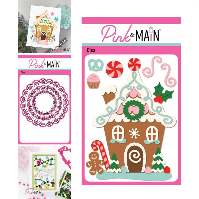 Merry & Bright Cozy Mug Metal Cutting Dies Slimline Essentials Scrap Booking Card Stencil Cut Die for DIY Handmade Card Crafts