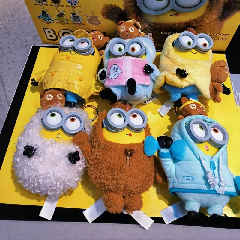 52TOYS Bob Tim Minions Better Together Series Anime Cute Cartoon Plush Figure Model Gift Box Trendy Toys For Collection Gifts - view 3