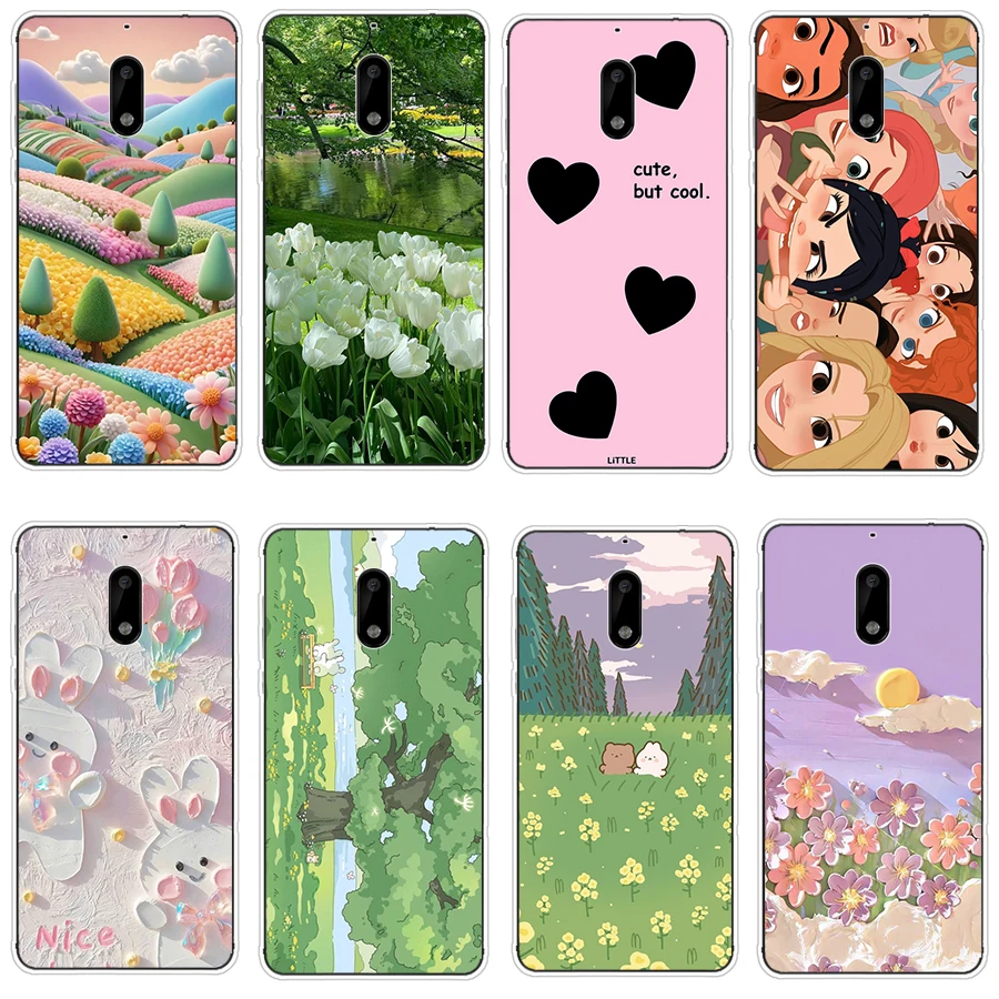 12  For Nokia 5.4/7.2/Nokia 6/Nokia 7/nokia 230 Case TPU Soft Silicon Protecitve Shell Cover casing