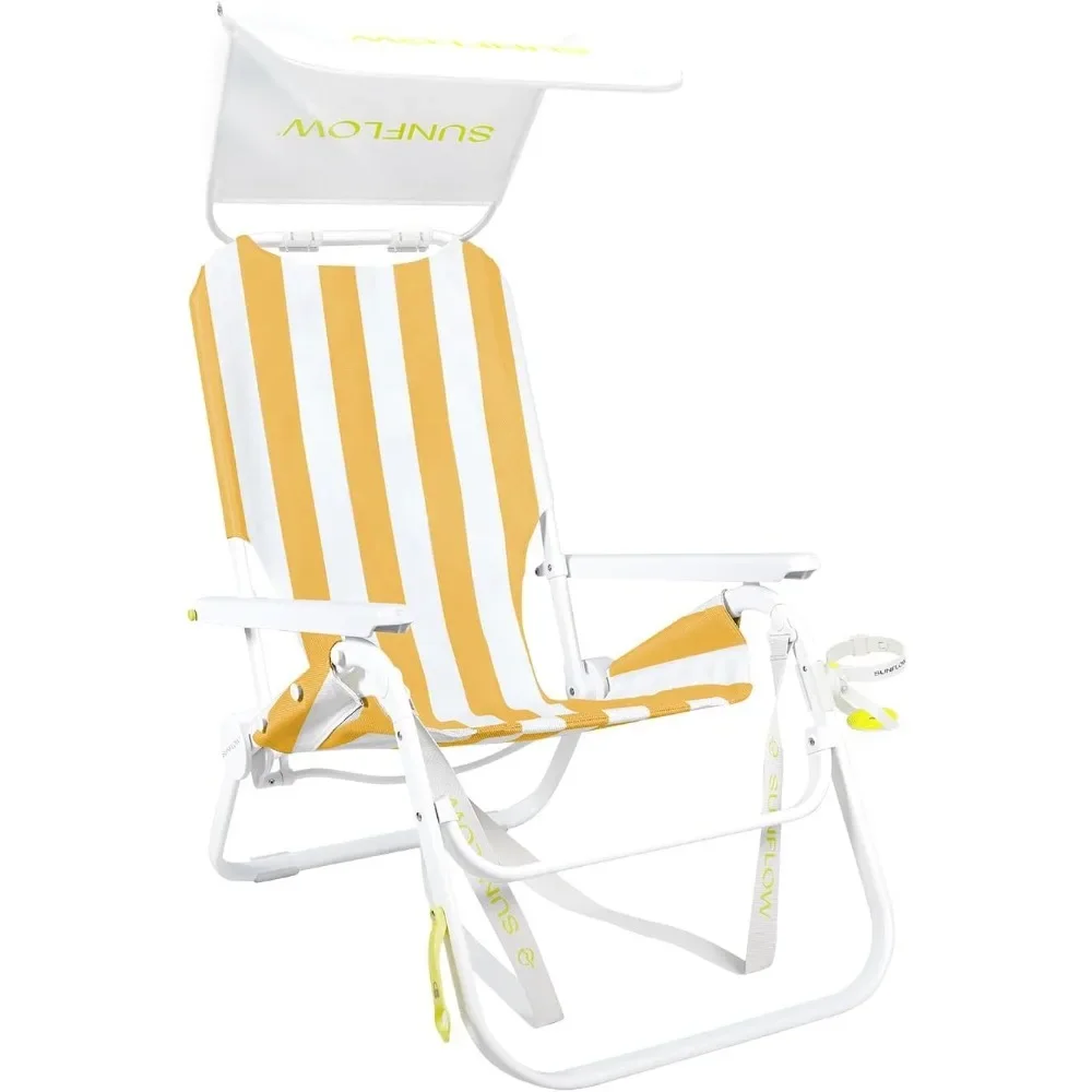 

Shore Thing Premium Beach Chair - Adjustable, Portable, Rust-Resistant, Reclining Beach Chair with UPF 50+ Sun Shade And
