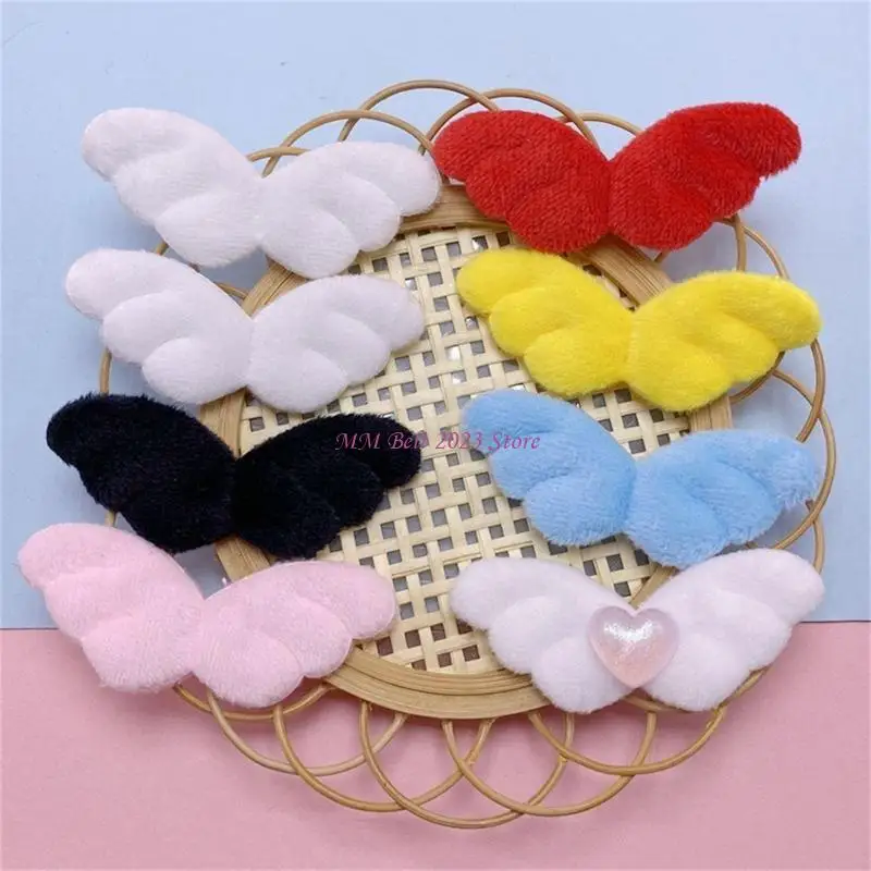 49ME Creative Wing Fabric Wing Adornments Craft Clothes Sewing Supply Hair Clip - Image 3