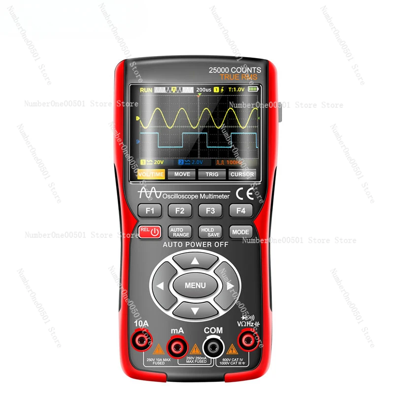 Three-in-One Handheld Color Screen Oscilloscope High Precision Intelligent Anti-Burning Auto Repair Oscilloscope Multimeter