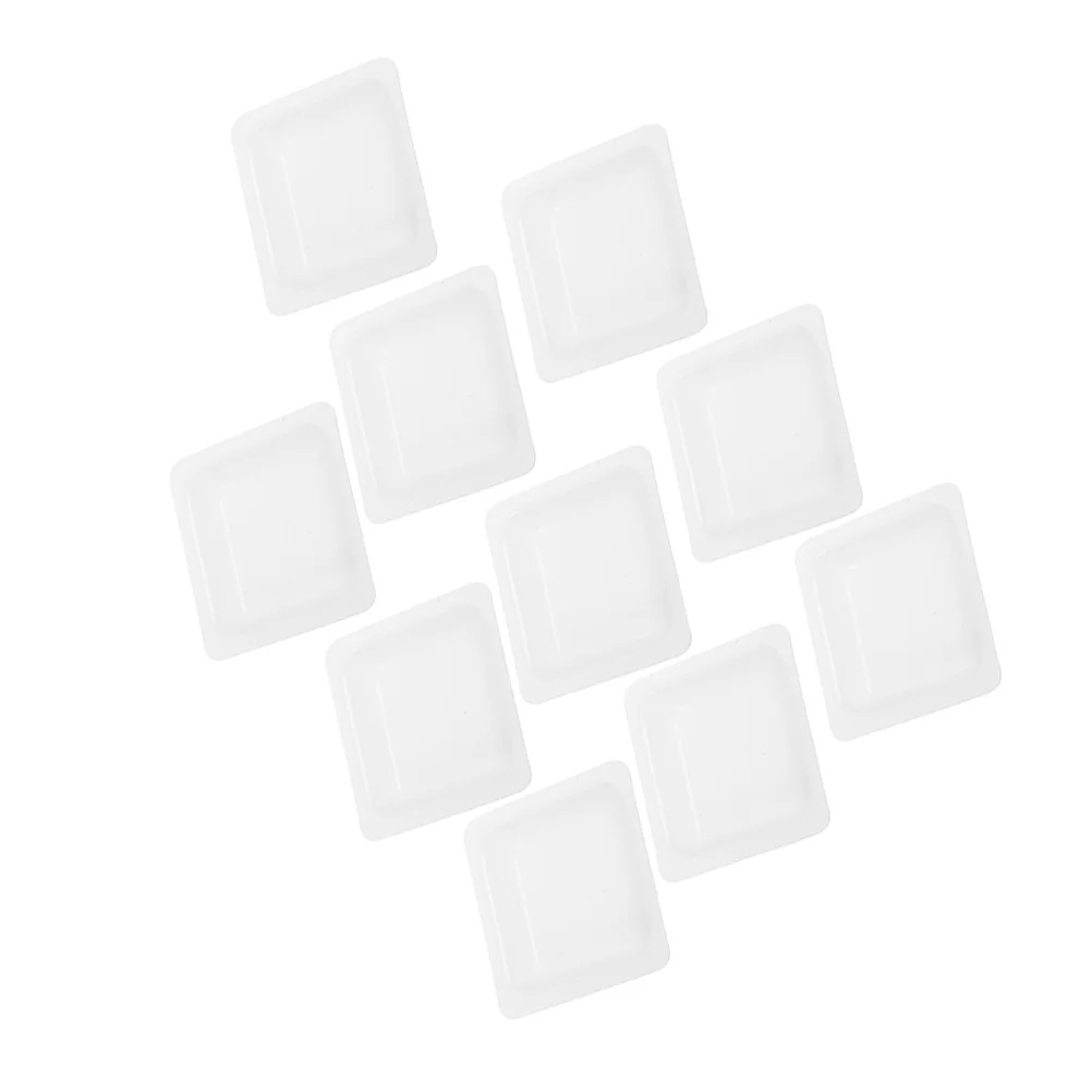 10 個の計量ボート耐久性のあるプラスチック実験室機器サンプル計量トレイポータブル積み重ね可能 100 ミリリットル計量ボート実験室用品