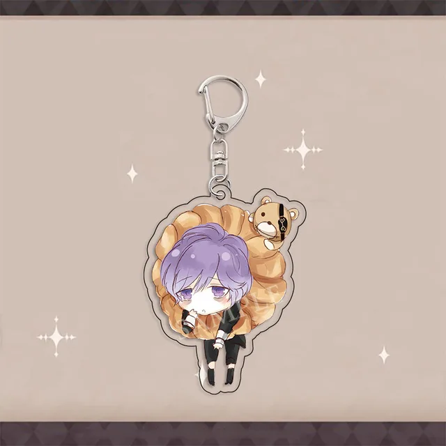 5CM Anime Komori Yui Sakamaki Ayato Reiji Doughnut Key Chains Artistic Creative Fashion Jewelry Pretty Unique Design Accessories