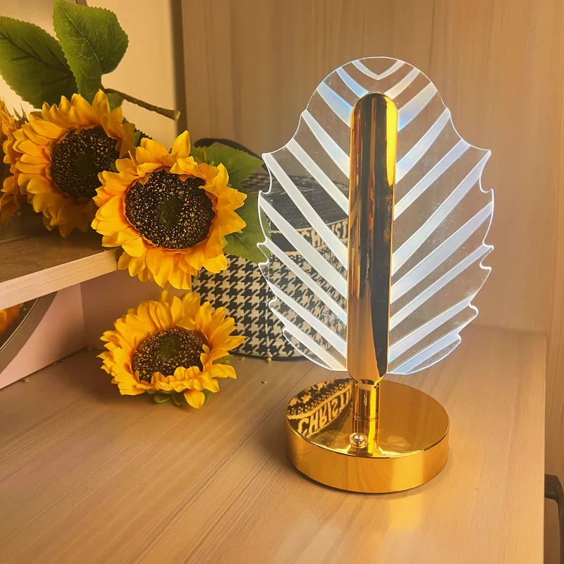 2025 New Creative Acrylic Desk Lamp Instagram Internet Celebrity Nightlight Bedroom Atmosphere Light Decorative Bedlight