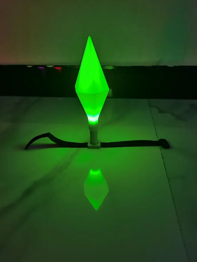 1pcs Flashing Glowing Cone Head Accessory, Hands-Free Adjustable Fashion Decor, Durable Reusable Light Ornament  Halloween Party