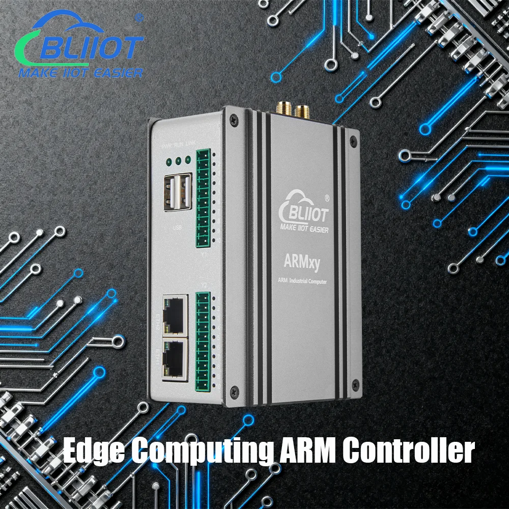 

BLIIOT Embedded ARM Computer 4*A53 T507-H DDR4 Ubuntu OS Portable Industrial Computer Industrial Mini PC IoT Edge Gateway