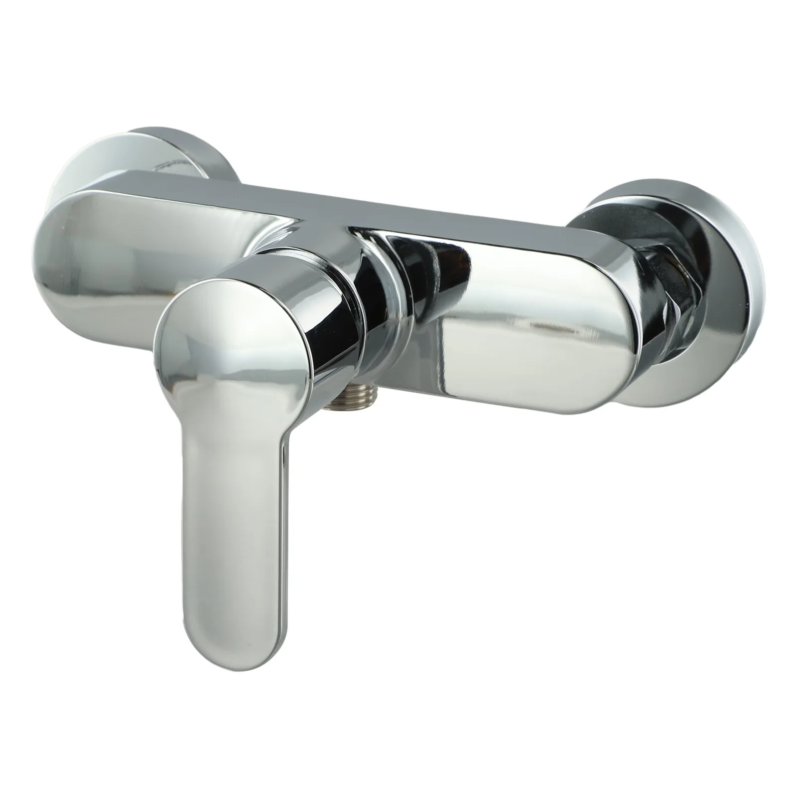 Zinc Alloy Shower Mixer for Wall Mounting Stylish Chrome Faucet with Effective Leak Prevention and Temperature Control