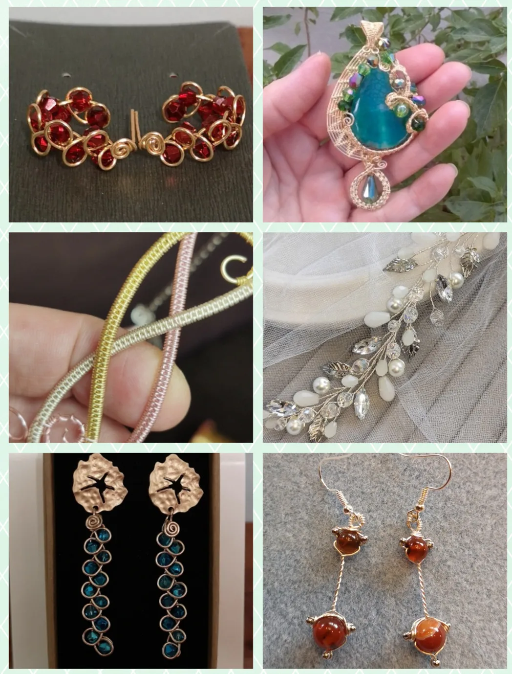 سلك مجوهرات 0.2-1 مم، سلك حرفي مقاوم للتشويه من النحاس لمستلزمات صناعة المجوهرات وصياغة