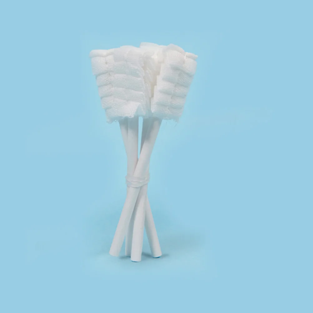 20 Pcs Baby Tongue Cleaning Implement Coated Toothbrush Kids Scraper Deciduous Teeth Set Gauze Cleaner Tools