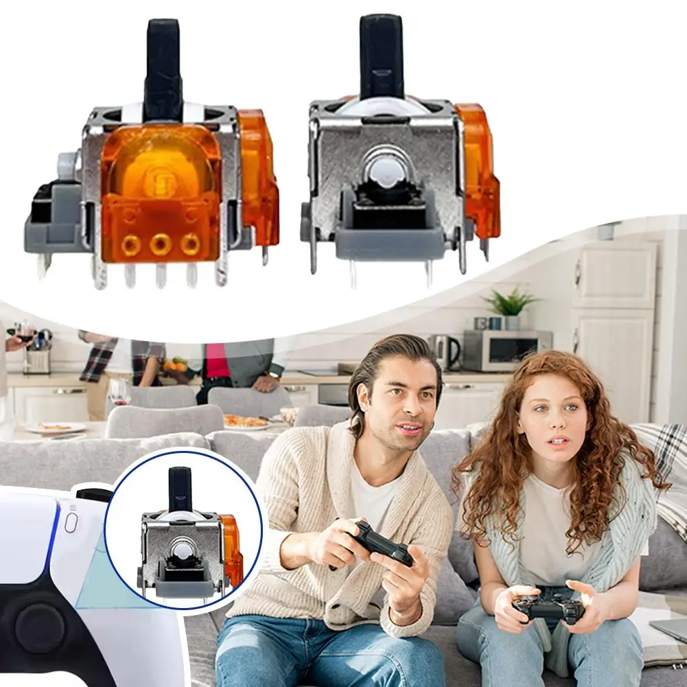 TMR Electromagnetic Thumbstick - MR Control Stick 3D Analog Replacement for SWITCH PRO Controllers 1pcs