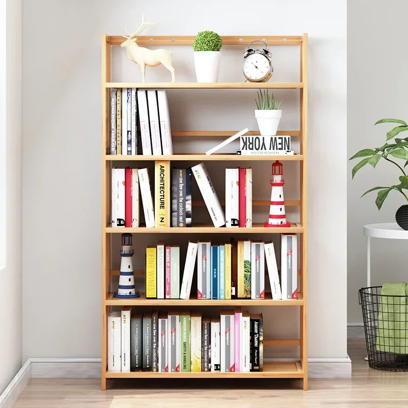 Multifunctional Home  Office Book Shelves Simple FloorStanding Storage Living Room Bookshelf for Children's Access