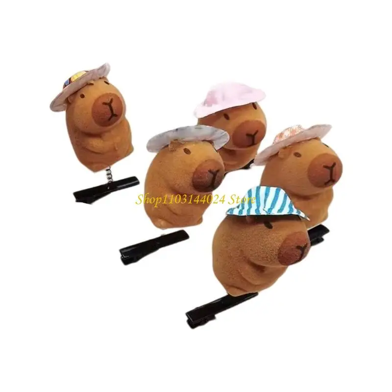 

N5KE 3D Hairpins Lovely Animal Hair Clip Soft Suitable for Daily Wear