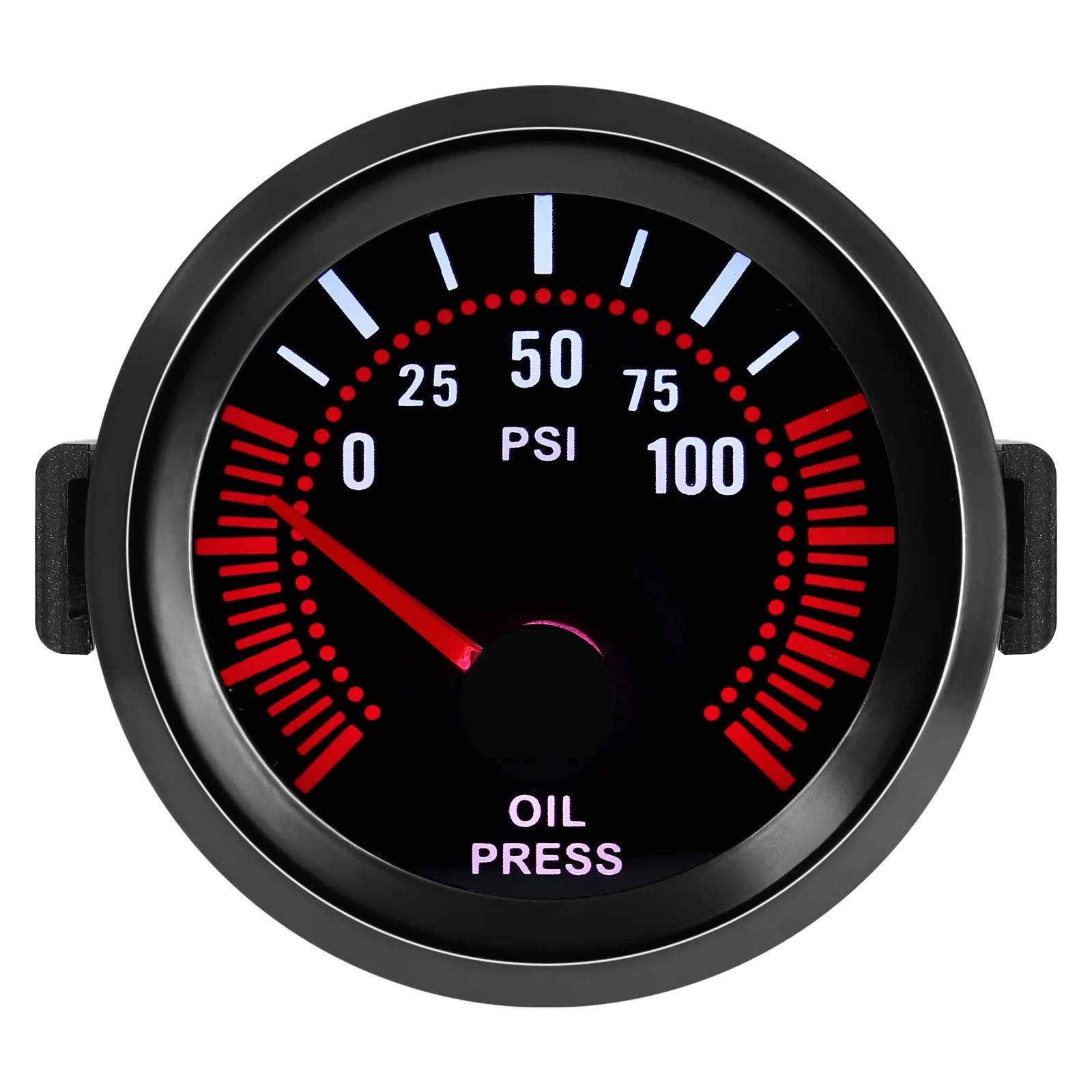2 "52mm 12V Auto LED Rauch Len -1 ~ 0 ~ 2 BAR Turbo Boost Gauge Turbin mechanische Boost Anzeige Meter Für Motor Auto Zubehör
