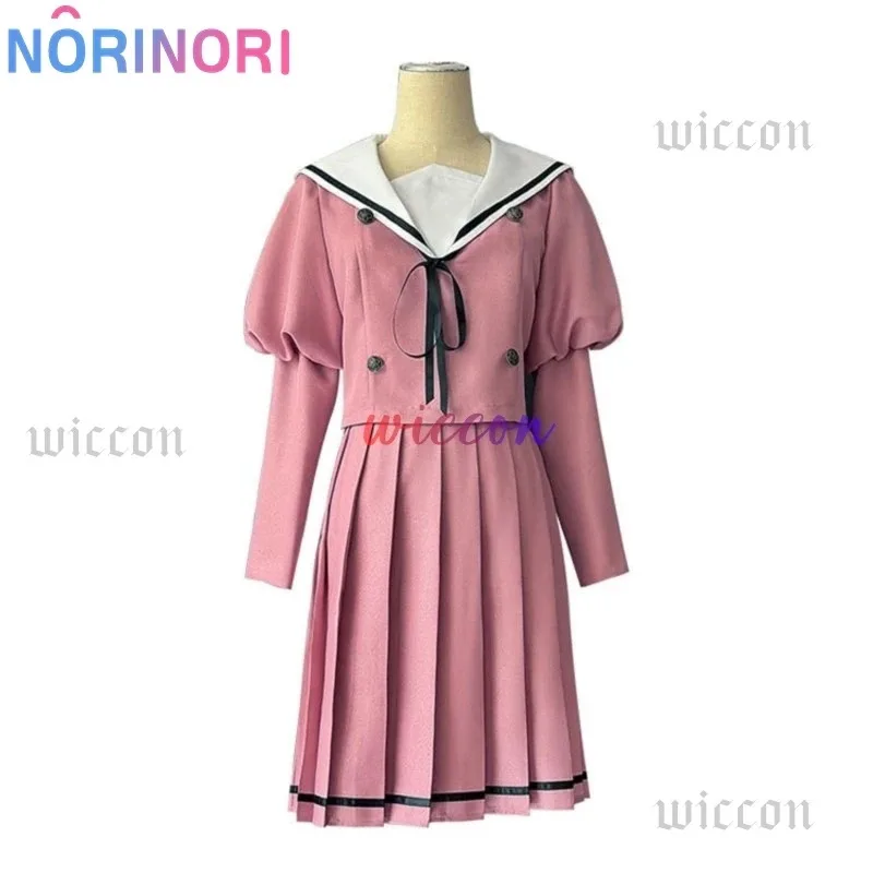 أزياء CyWaguri Kaoruko التأثيرية أزياء الزهرة العطرة تتفتح مع أزياء JK الموحدة شعر مستعار طويل كرنفال المرأة مجموعة يومية غير رسمية