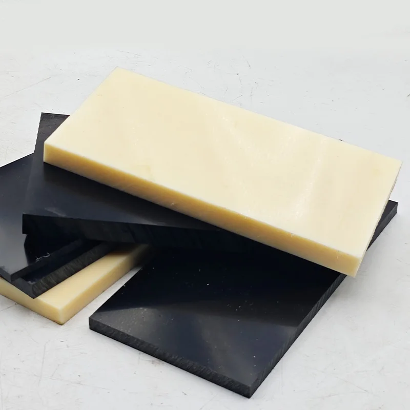 ABS Plate Plastic Plates Sheet CNC Engeering Materials Beige Black