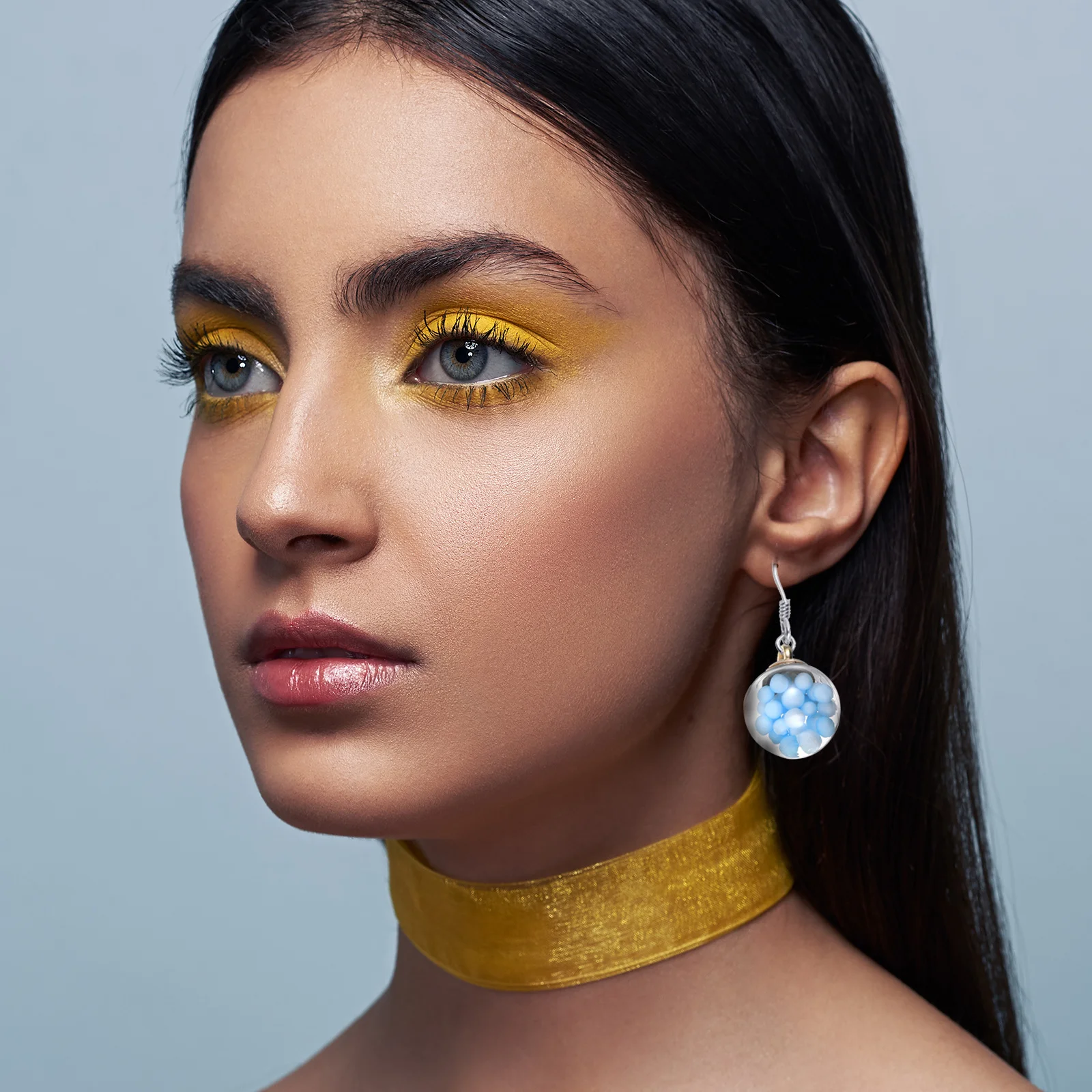 10개 유리 볼 참 장식 투명 DIY 펜던트 귀걸이 목걸이 보석 제작 공예 프로젝트 열쇠고리 액세서리