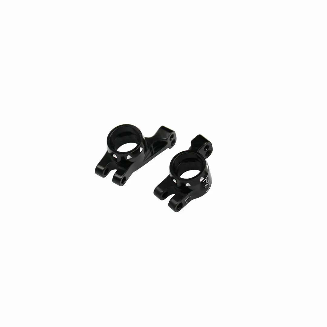 Hot Racing Black Aluminum Rear Hubs 2pc Chamfered for Losi Micro Platform​