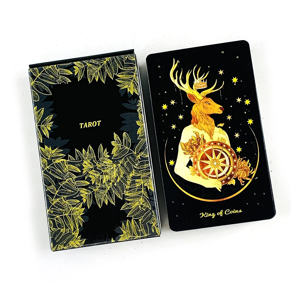 Nouveau jeu de cartes de tarot, 78 cartes, divination, lecture spirituelle, jeu de tarot pour débutants, cadeaux de sorcellerie