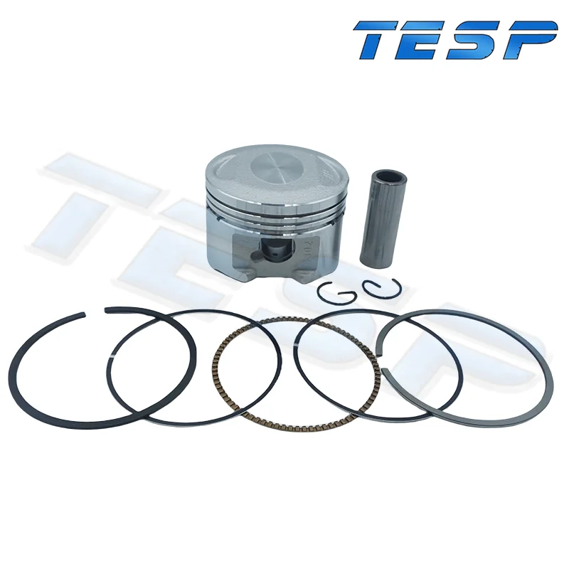 دراجة نارية مجموعة كبّاس 56.5 مللي متر تتحمل 14 مللي متر دبوس ل Haojue سوزوكي HJ125-8 HJ125 EN125 125cc محرك المكبس الجمعية مع حلقات